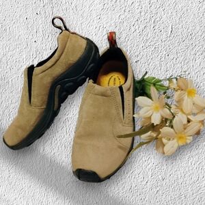 Merrell Jungle Moc Womens Slip on Hiking Shoes / Classic Taupe / size:6.5